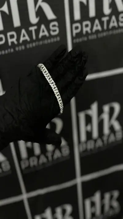 Pulseira Elo Duplo 10MM 21cm