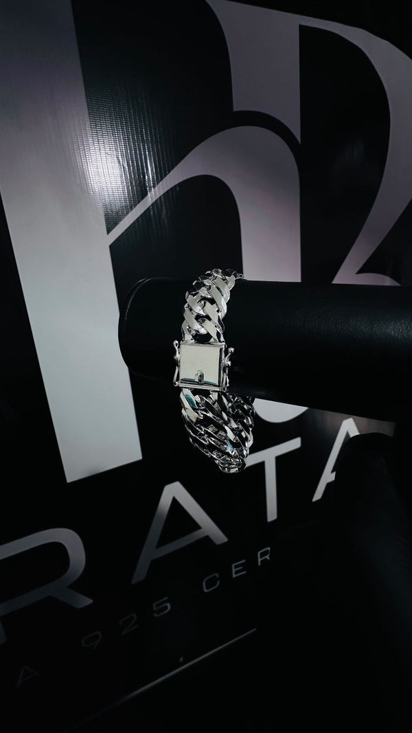 Conjunto Elo Duplo 17MM 70cm Pulseira 21cm