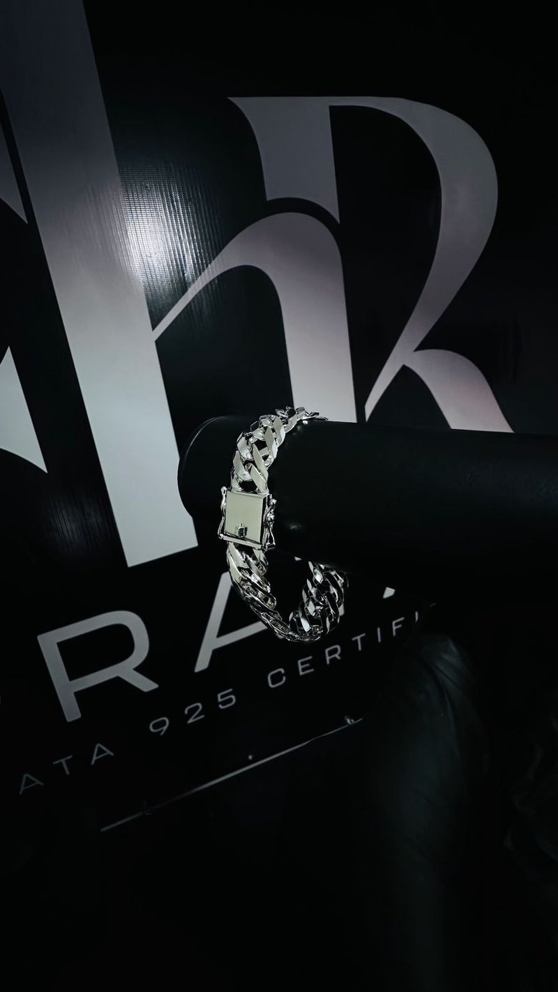 Conjunto Elo Duplo 17MM 70cm Pulseira 21cm