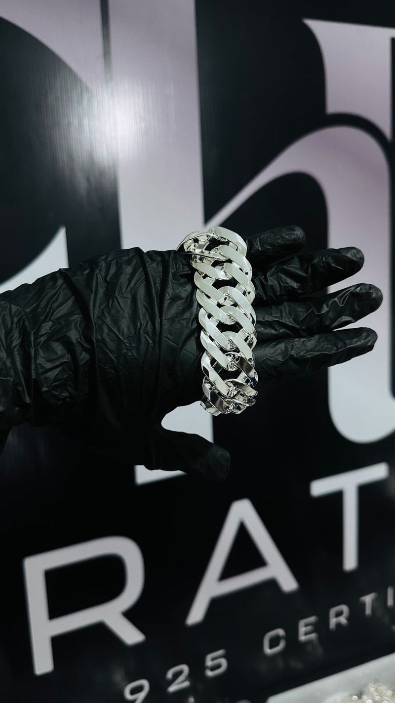 Pulseira Elo Duplo 30MM 21cm