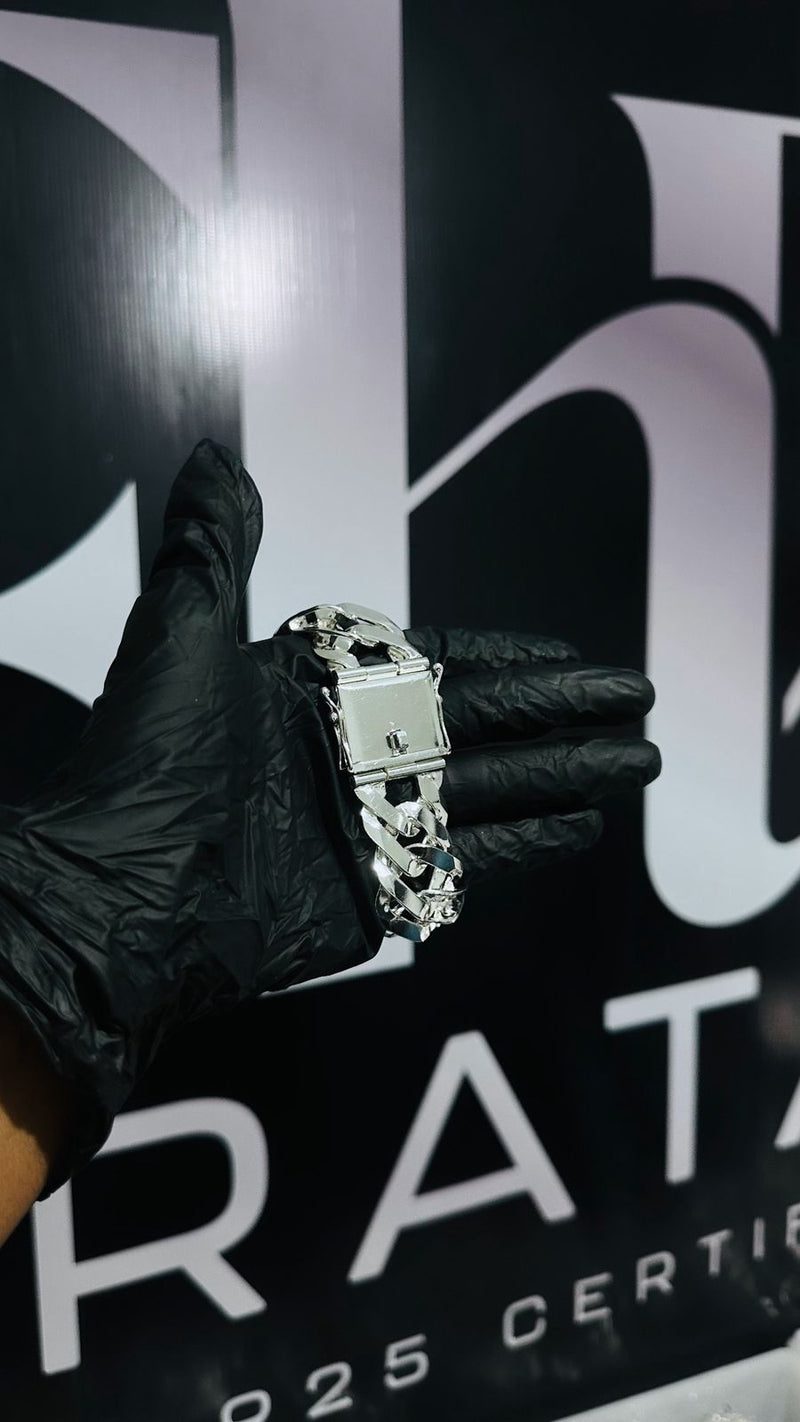 Pulseira Elo Duplo 30MM 21cm