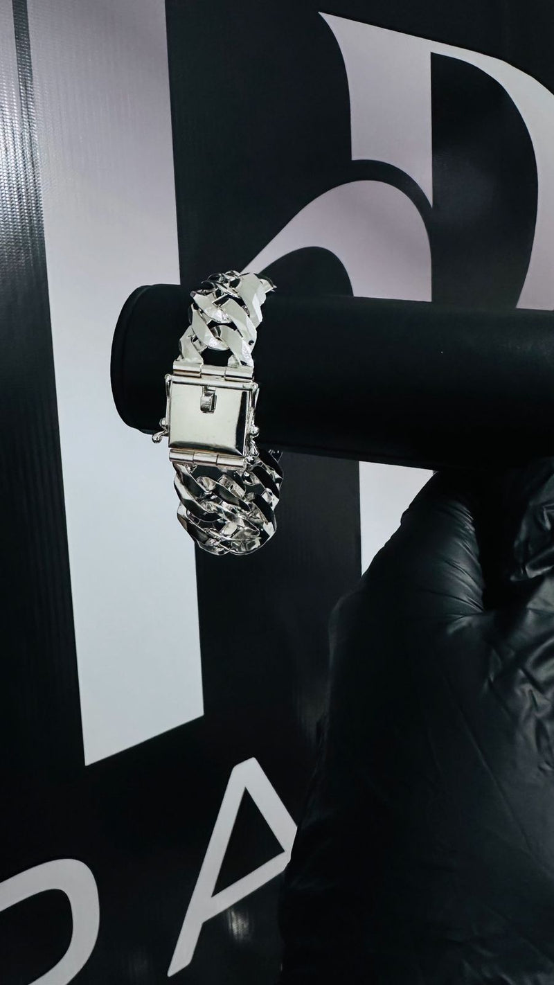 Pulseira Elo Duplo 22MM 21cm