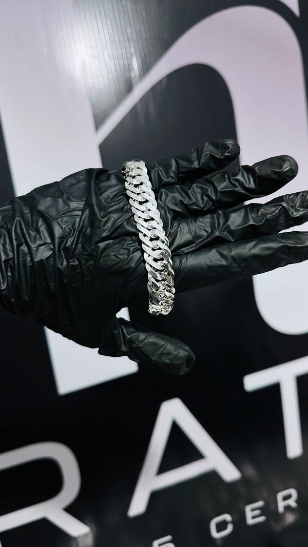 Pulseira Elo Duplo 15MM 21cm