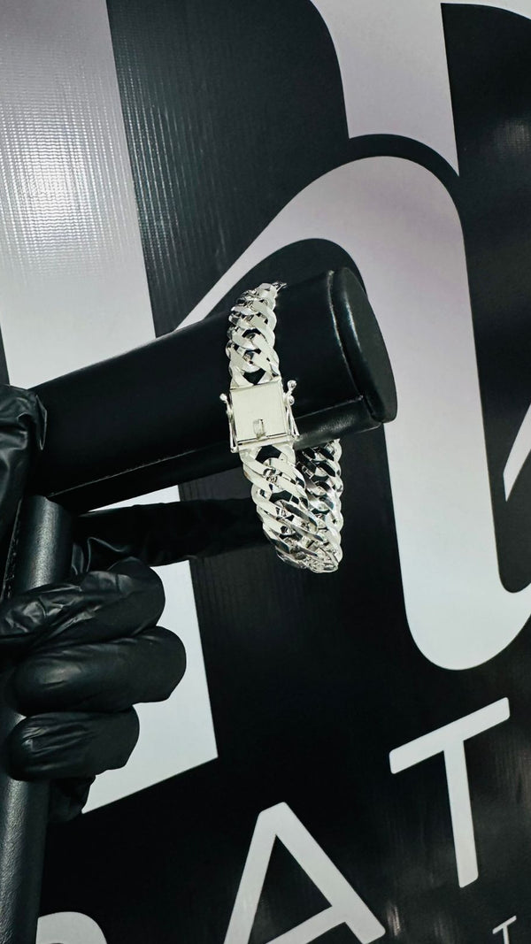 Pulseira Elo Duplo 15MM 21cm