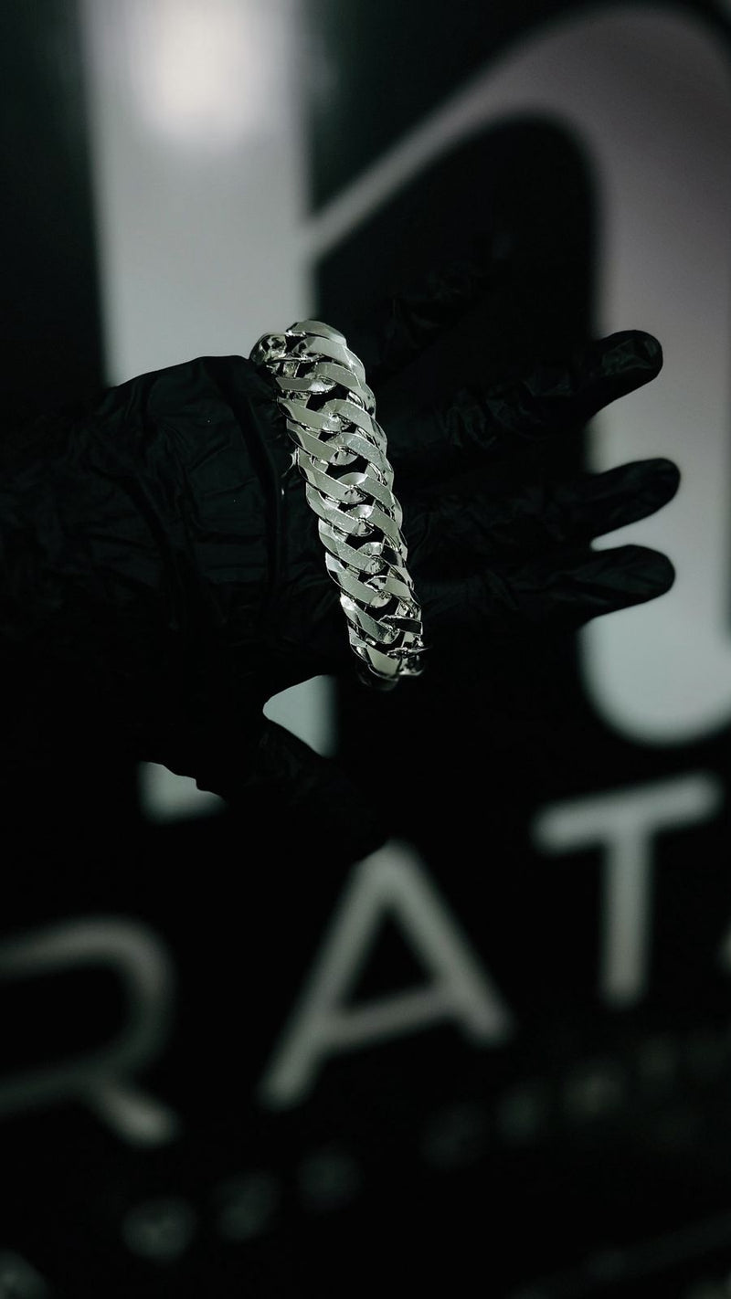 Pulseira Elo Duplo 25MM 21cm