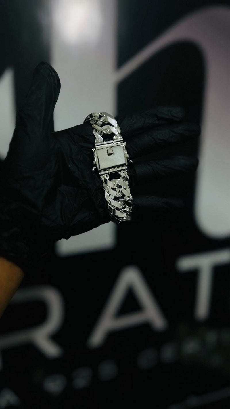 Pulseira Elo Duplo 25MM 21cm